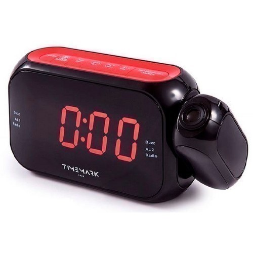 RADIO DESPERTADOR TIMEMARK CL516 NEGRO PROYECTOR